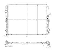 Radiador De Refrigeración NRF Para Mercedes-Benz GLC X253 S-Clase W222 V222