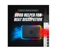 Radiador de Refrigeración para Portátiles, Silencioso, con Ventilador de Vacío, Refrigerado por Aire, para Portátiles de Todos los Tamaños,