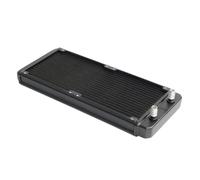 Radiador de refrigeración por agua, 18 tubos, intercambiador de calor de aluminio, radiador SRL240F10 para CPU, computadora, sistemas de refrigeración por agua