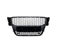 Radiador De Rejilla Parachoques Delantero Para A5 Para RS5 8T 2008-2012 | Malla de nido de abeja negra brillante Rejilla Frontal