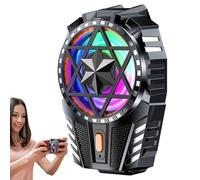 Radiador de teléfono móvil, ventilador de enfriamiento de teléfono celular | Ventilador de enfriamiento recargable del teléfono celular | Ventilador compacto del teléfono móvil, v