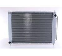Radiador del motor Aletas refrigeración soldadas Aluminio 637625 NISSENS