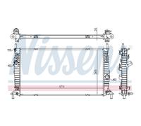 Radiador Del Motor Apto para Ford Focus II Da Hcp Dp 2.5 Unidad