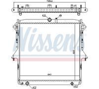 Radiador Del Motor Apto para Ford Ranger Tke 3.2 TDCI 4x4