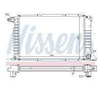 Radiador Del Motor Apto para Ford Transit Kasten De E 2.5
