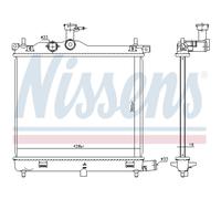 Radiador Del Motor Apto para Hyundai i10 Ia 1.2 Papá 1.0