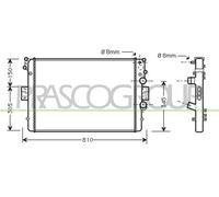 Radiador Del Motor Apto para Iveco Daily III Camión /