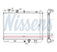 NISSENS 62431A Radiador, refrigeración del motor