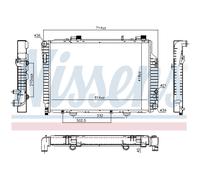 Radiador Del Motor Apto para Mercedes C Clase T-Model