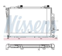 Radiador Del Motor apto para Mercedes Clase C W202