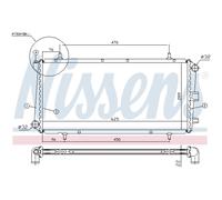 Radiador Del Motor Apto para MG Mgf Rd 1.8i 16V 18i Vvc 1.6