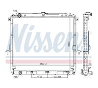 Radiador Del Motor Apto para Nissan NP300 Navara D40 2.5DCI 4WD