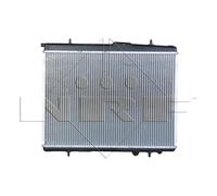 Radiador de agua Aletas refrigeración soldadas 58301 NRF para PEUGEOT 206 CC