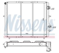 Radiador Del Motor Apto para Renault Clio i B/C57 5/357 1.9 de Cocina D