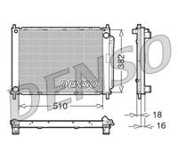 Radiador del motor DRM23100 DENSO para RENAULT MODUS / GRAND MODUS CLIO III