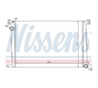 NISSENS 69706 Radiador, refrigeración del motor