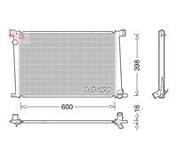 Radiador DENSO DRM05007