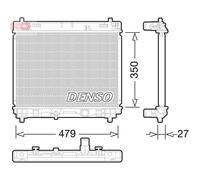 Radiador DENSO DRM50058