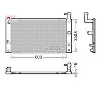 Radiador DENSO DRM50133