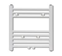 Radiador eléctrico 210w 8 barras acero blanco 48x48 cm