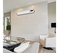 Radiador eléctrico 2800W y 1400W ElectricSun Blanco calefactor infrarrojo con termostato, con app inteligente wifi Smart, 180x15cm