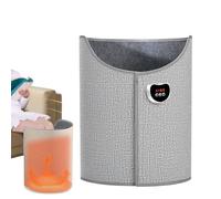 Radiador Eléctrico - Con Temporizador de agua caliente Plegable Para Pies - Calefacción Eléctrica Silenciosa Bajo Oficina,Para Oficina Dormitorio Sala Apartamento Biblioteca Estudiante