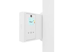Radiador eléctrico conectado al fluido para inerzia 1500W SAUTER Ipala verticale blanco