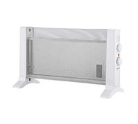 Radiador Eléctrico de Bajo Consumo de Mica GRUNKEL RMC-600 600W Compacto y Portátil con 2 Niveles y Termostato