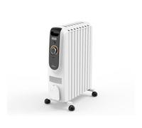 Radiador Eléctrico De'Longhi 2500W grande control giratorio efecto chimenea y seguridad avanzada