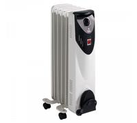 FM Calefacción - RW-10 calefactor eléctrico Radiador Negro, Blanco 1000 W