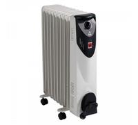 FM Calefacción - RW-20 calefactor eléctrico Negro, Gris 2000 W Radiador