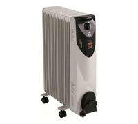 Radiador eléctrico FM RW-20 - 2000 W, 9 elementos, termostato de seguridad