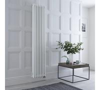 Radiador Eléctrico Tradicional Vertical con Columnas Triples Blanco - 1800mm x 380mm - sin Termostatos Wi-Fi - Regent