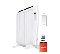 Radiador emisor térmico evvo c6 blanco, 900w, hasta 12m2, instala