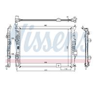 Radiador Enfriador De Agua Compatible Para Nissan Qashqai +2 I J10 JJ10 1.6