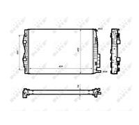 Radiador Enfriador De Agua Para Renault Grand Scénic II Megane JM0/1 KM0/1 EM0/1
