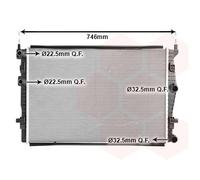 Radiador Enfriador De Agua Para VW Golf VIII 1.5 TSI BlueMotion 2.0 TDI Audi