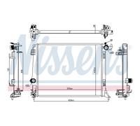 Radiador Enfriador Para Renault Talisman Grandtour Scénic IV KP J9 R9 K9A/M