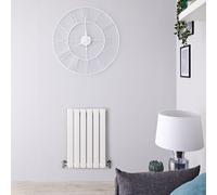 Radiador Horizontal Acero Blanco 635x420mm 375W Calefacción Central de Agua
