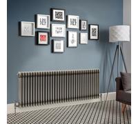 Radiador Horizontal Tradicional - Color Metal Rudo Lacado - 600mm x 1595mm - Columnas Triples