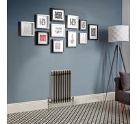 Radiador Horizontal Tradicional - Color Metal Rudo Lacado - 600mm x 425mm - Columnas Triples