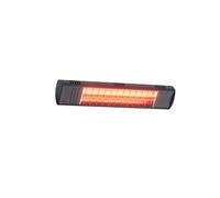 Radiador Infrarrojo 1500 W Calefacción Infrarroja Jardín Terraza Aluminio Gri...
