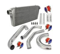 Radiador intercooler Compatible con kit de intercooler turbo Supra MK4 JZA80 2JZGTE Turbo 1993-1998. Intercooler coche(Red)