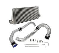 Radiador intercooler Compatible con kit de intercooler turbo Supra MK4 JZA80 2JZGTE Turbo 1993-1998. Intercooler coche(Black)