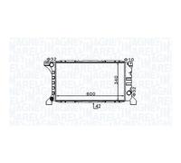 Radiador MAGNETI MARELLI 350213154200