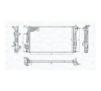 Radiador MAGNETI MARELLI 350213200600