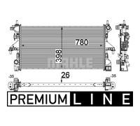 Radiador MAHLE CR 808 000P