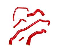 Radiador manguera Compatible Con Alfa Para Romeo Para MiTo QV Para Quadrifoglio Para Verde Kit De Manguera De Radiador De Refrigerante De Silicona, Tubo De Intercooler(Red)