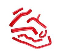 Radiador manguera Compatible Con VW Para Golf Para GTI MK2 1.8L 16V Sin Aire Acondicionado 1986 1987 1988 1989 1990 1991 Kit Manguera Refrigeranteradiador Silicona Motor(Red)