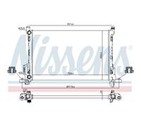 Radiador Motor NISSENS Para Opel Vivaro Combi Renault Trafic III